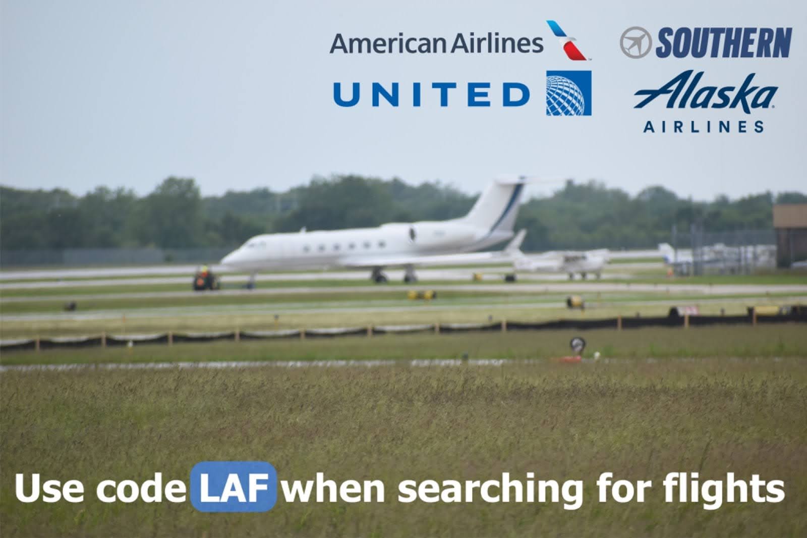 LAF Airplane with Logos